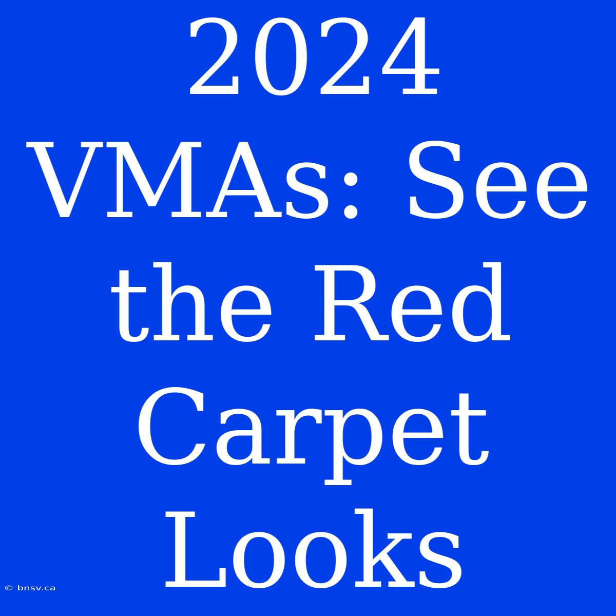 2024 VMAs: See The Red Carpet Looks