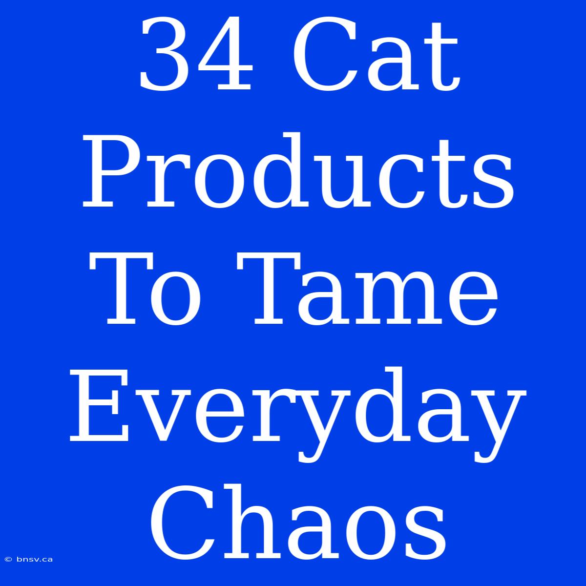 34 Cat Products To Tame Everyday Chaos