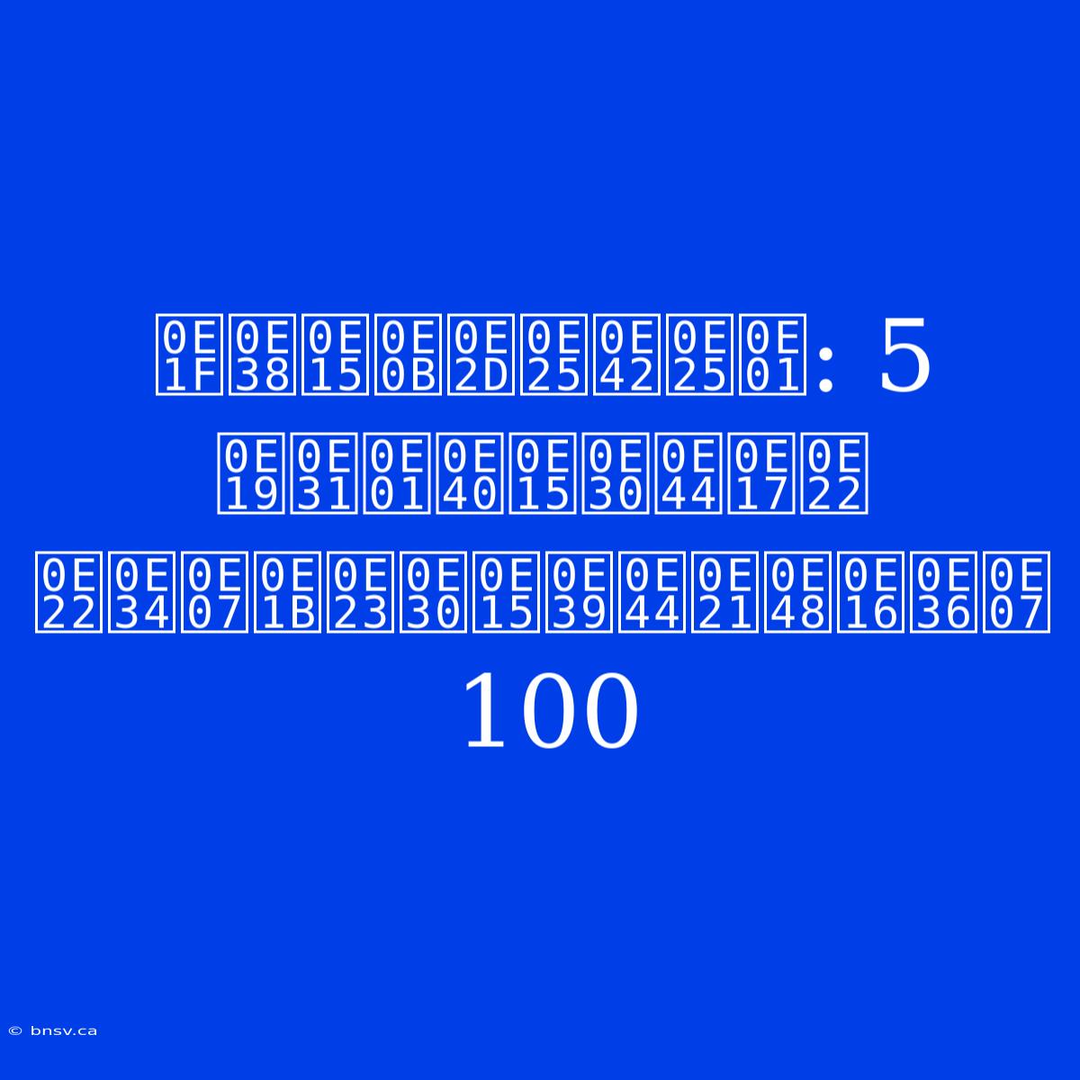 ฟุตซอลโลก: 5 นักเตะไทย ยิงประตูไม่ถึง 100