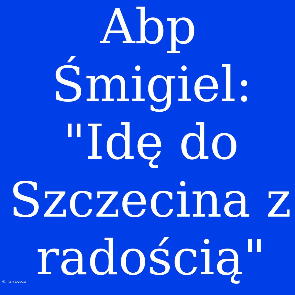 Abp Śmigiel: 