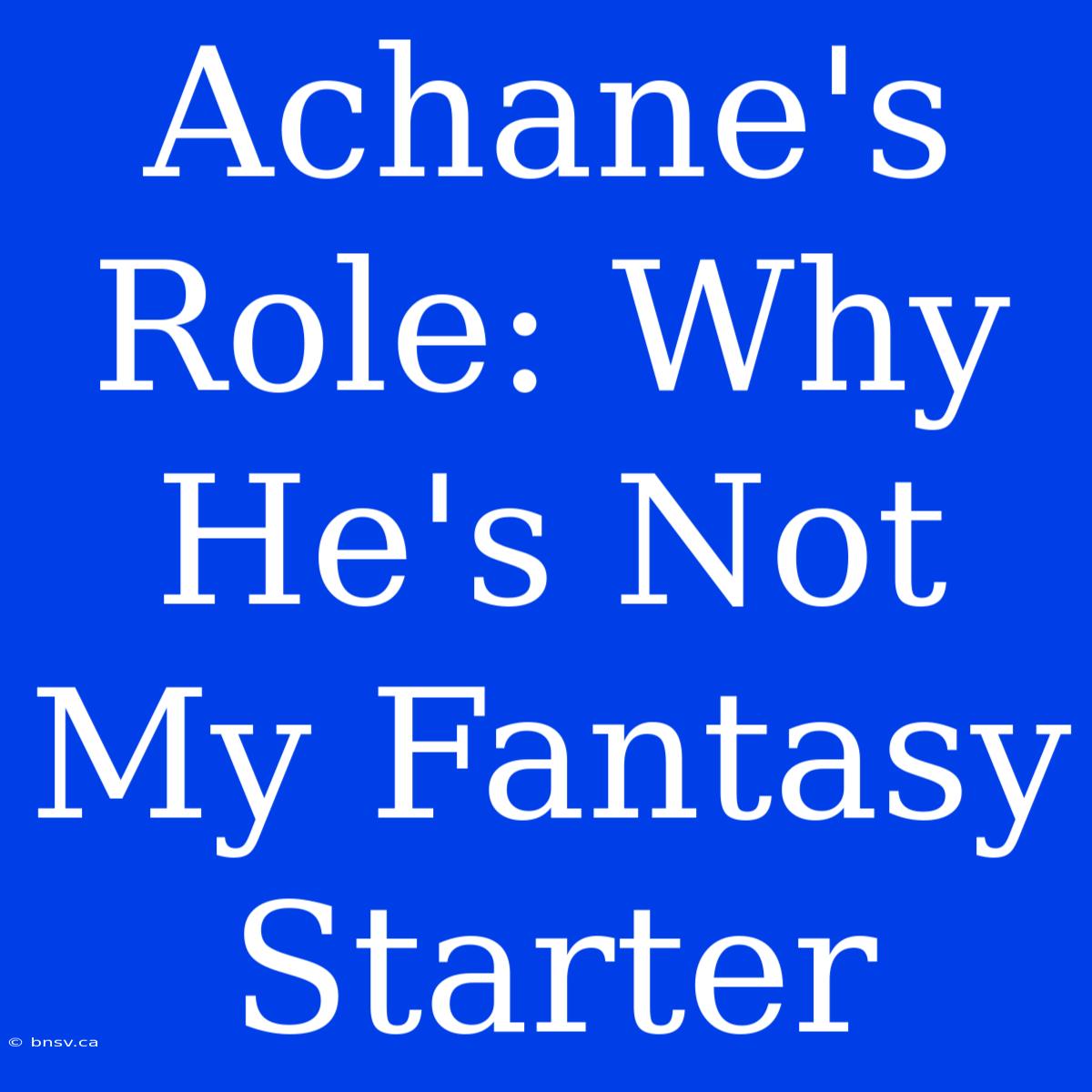 Achane's Role: Why He's Not My Fantasy Starter