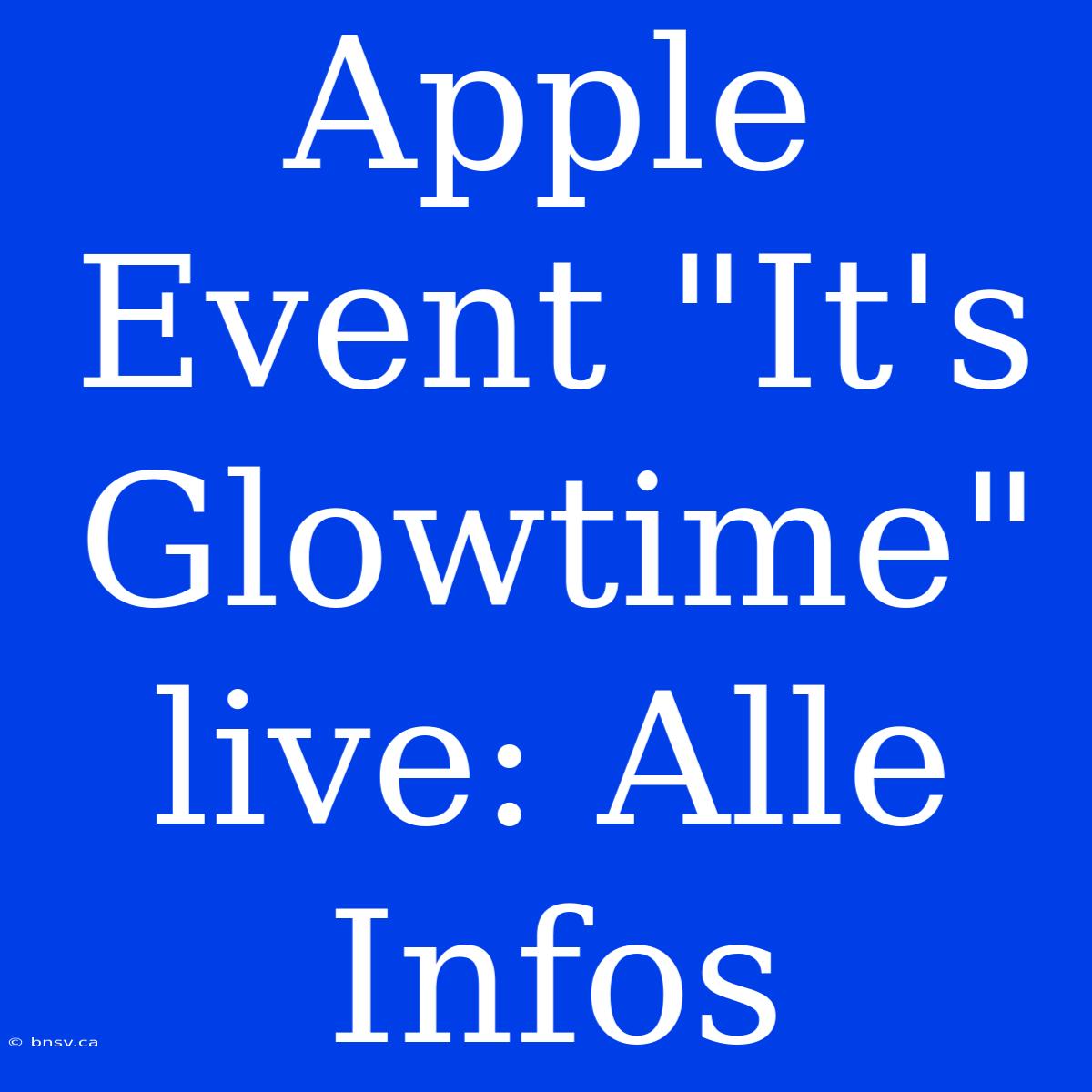 Apple Event 