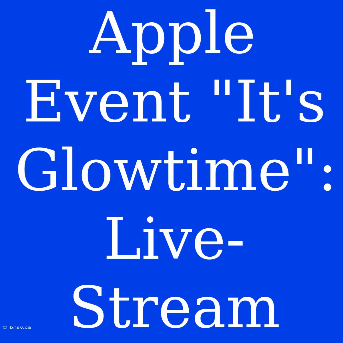 Apple Event 