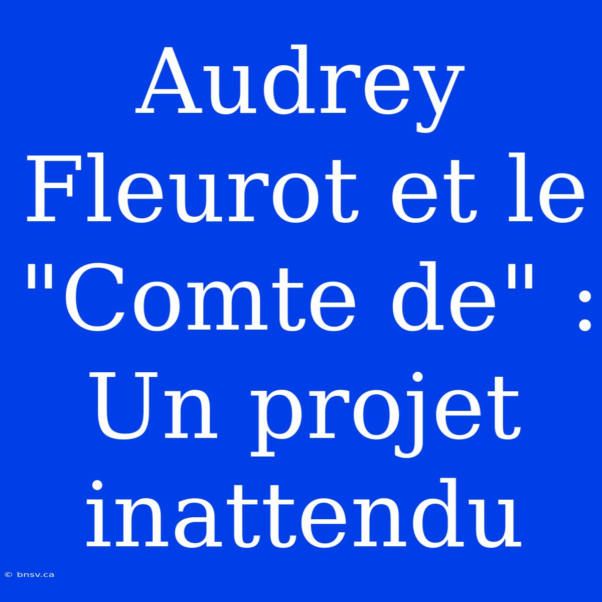 Audrey Fleurot Et Le 