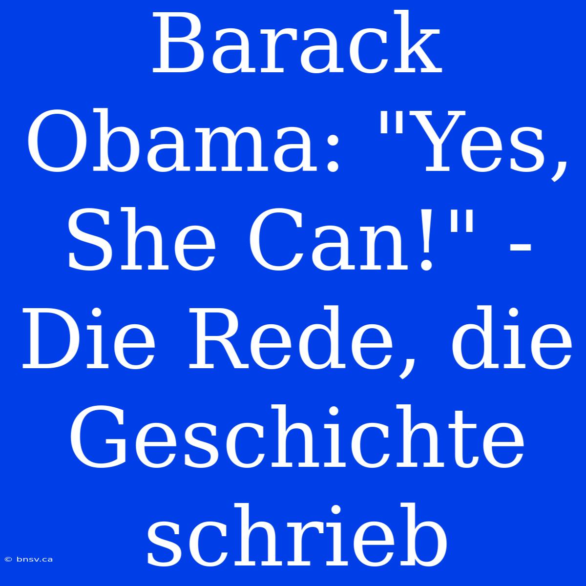 Barack Obama: 