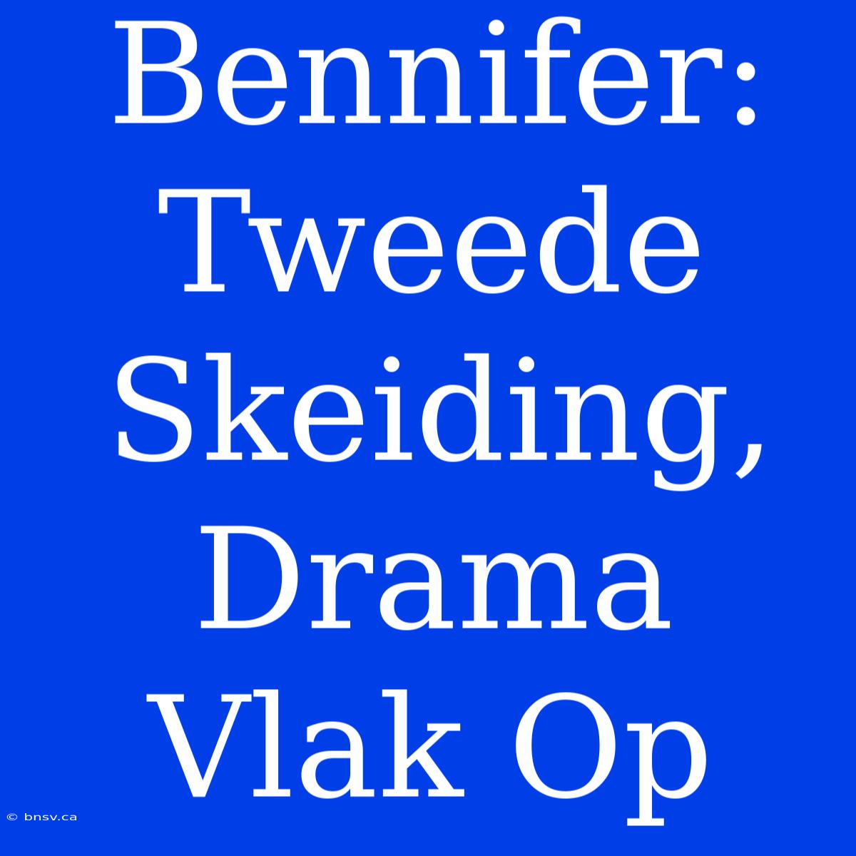 Bennifer: Tweede Skeiding, Drama Vlak Op