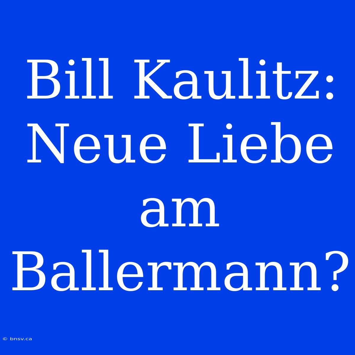 Bill Kaulitz: Neue Liebe Am Ballermann?