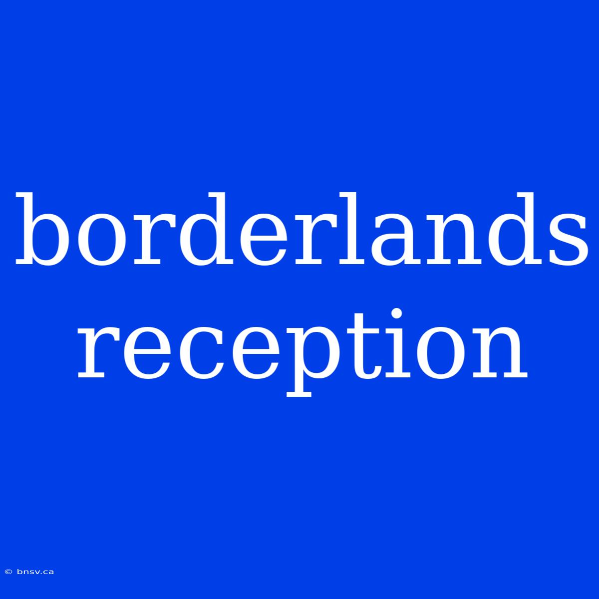 Borderlands Reception