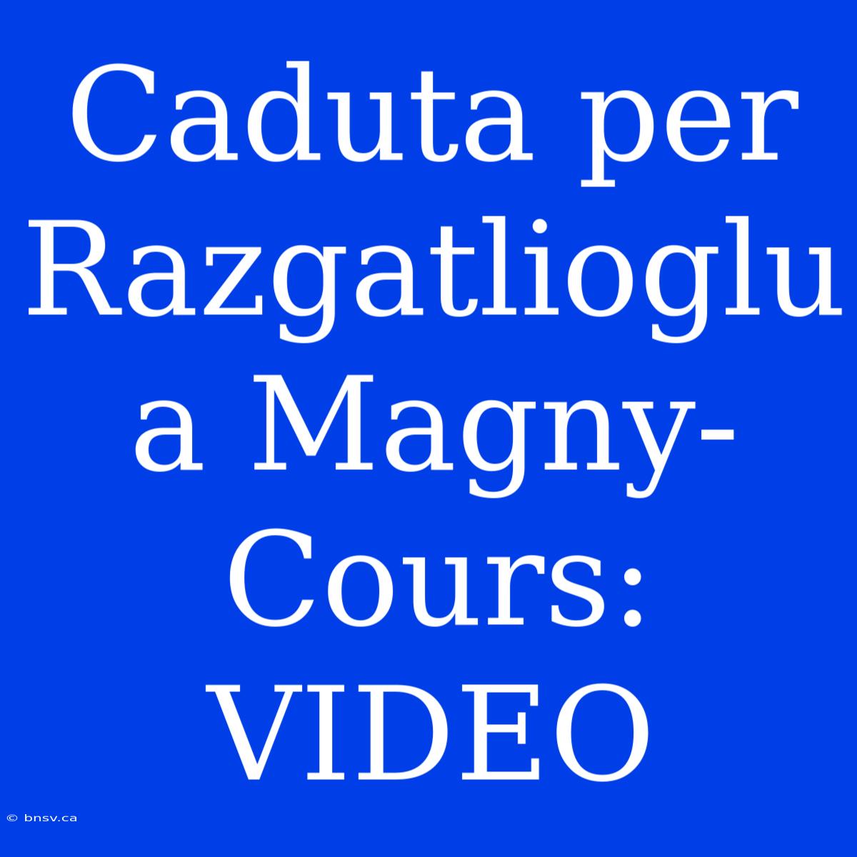 Caduta Per Razgatlioglu A Magny-Cours: VIDEO