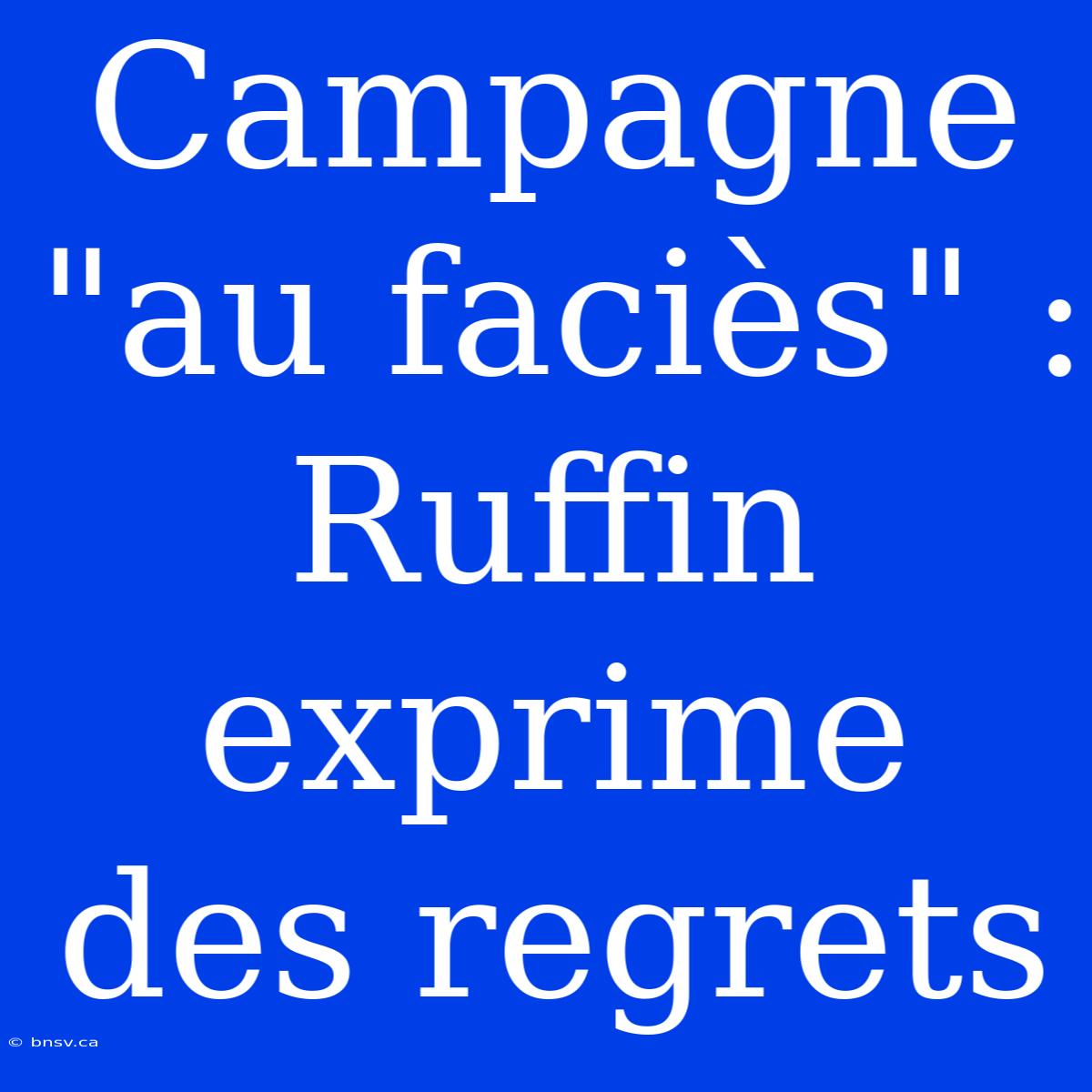 Campagne 