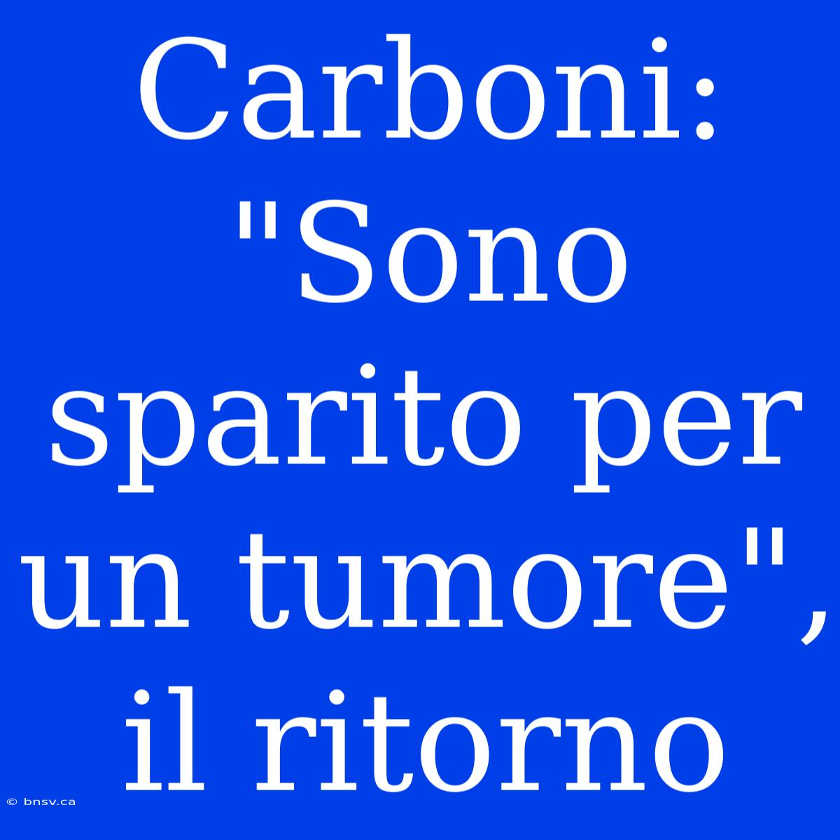 Carboni: 