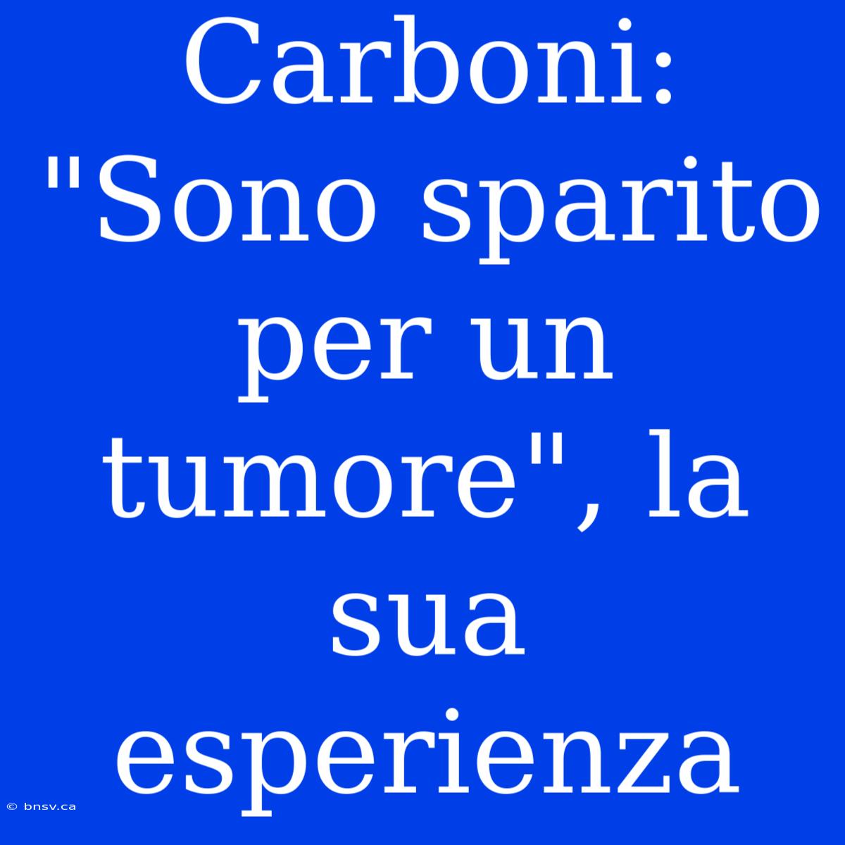 Carboni: 