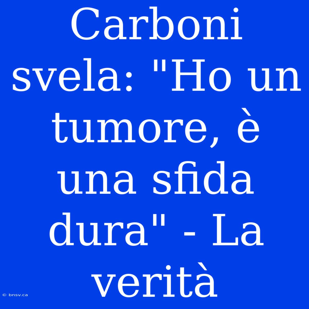 Carboni Svela: 