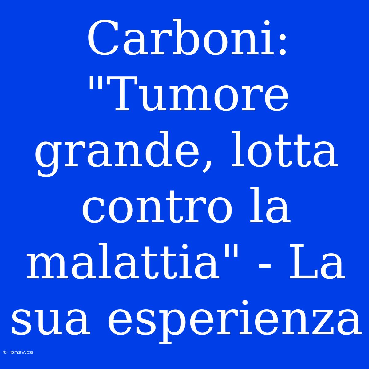 Carboni: 