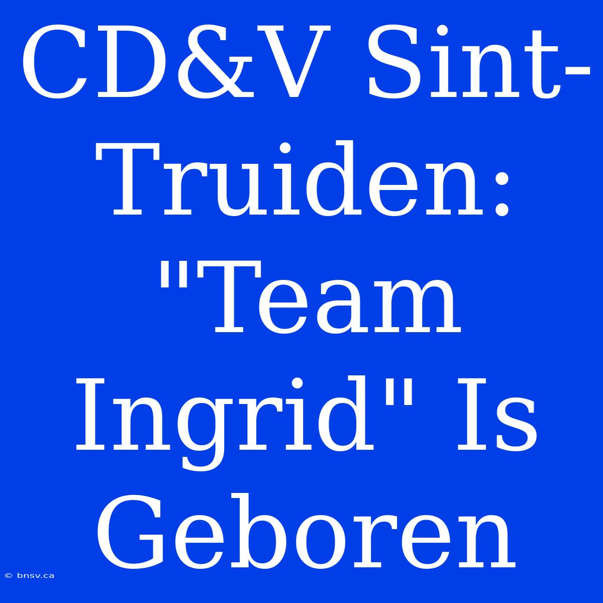 CD&V Sint-Truiden:  