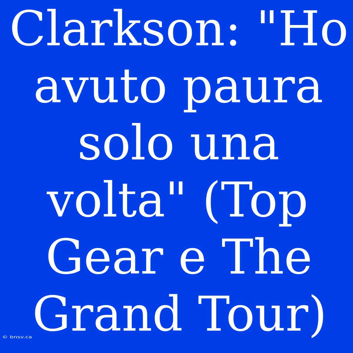 Clarkson: 