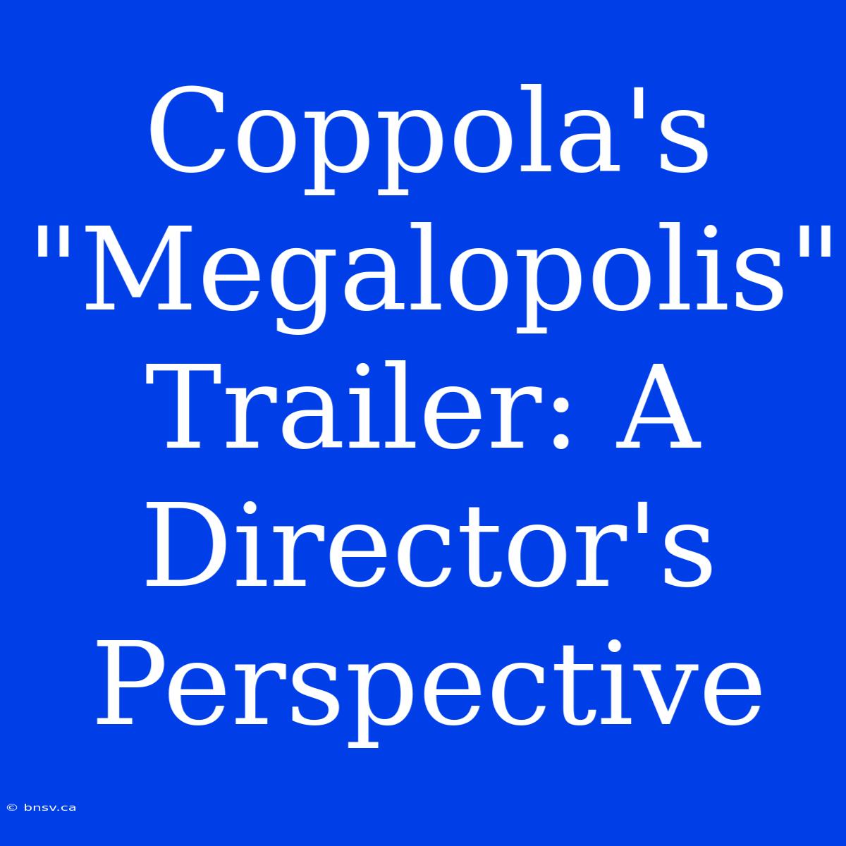 Coppola's 