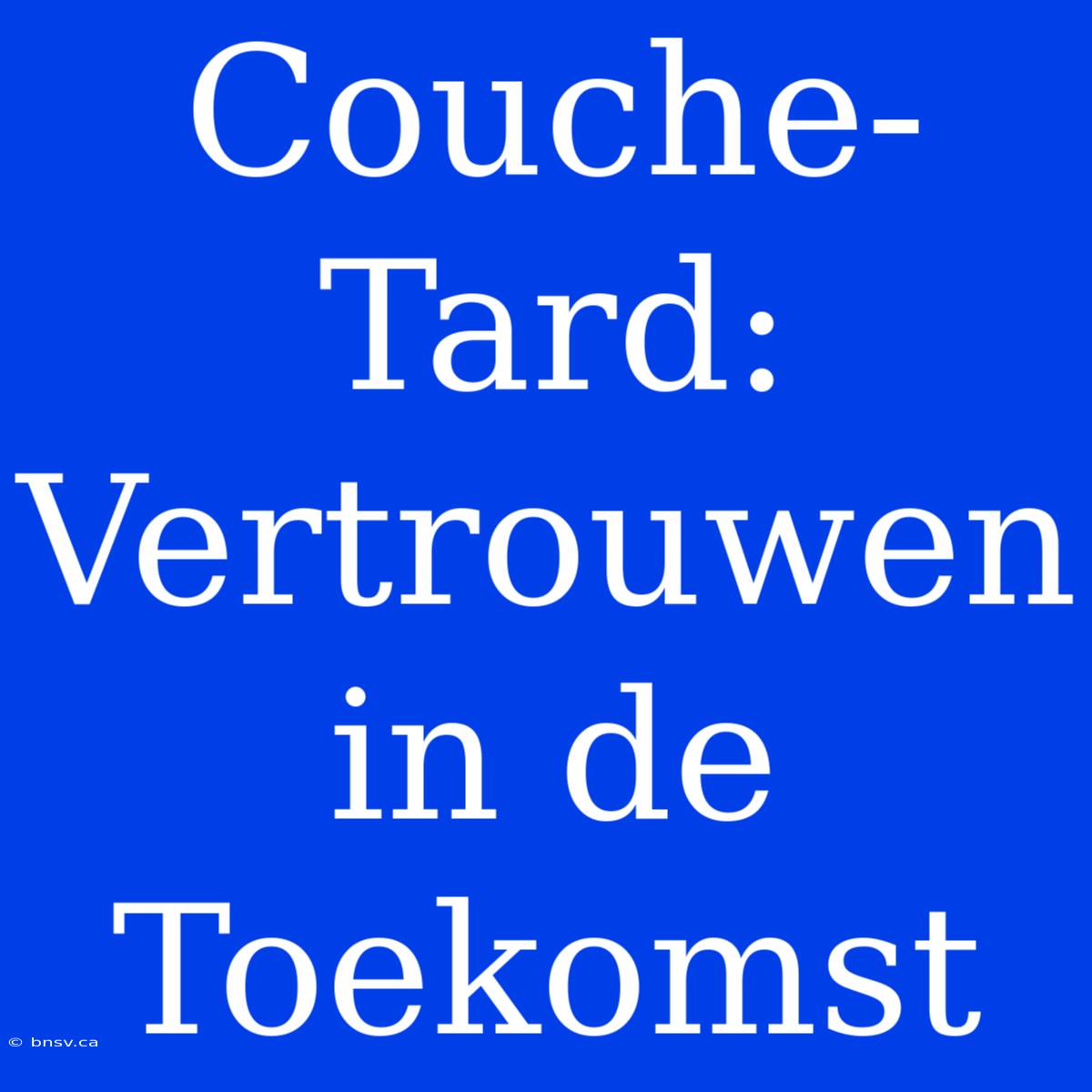 Couche-Tard: Vertrouwen In De Toekomst