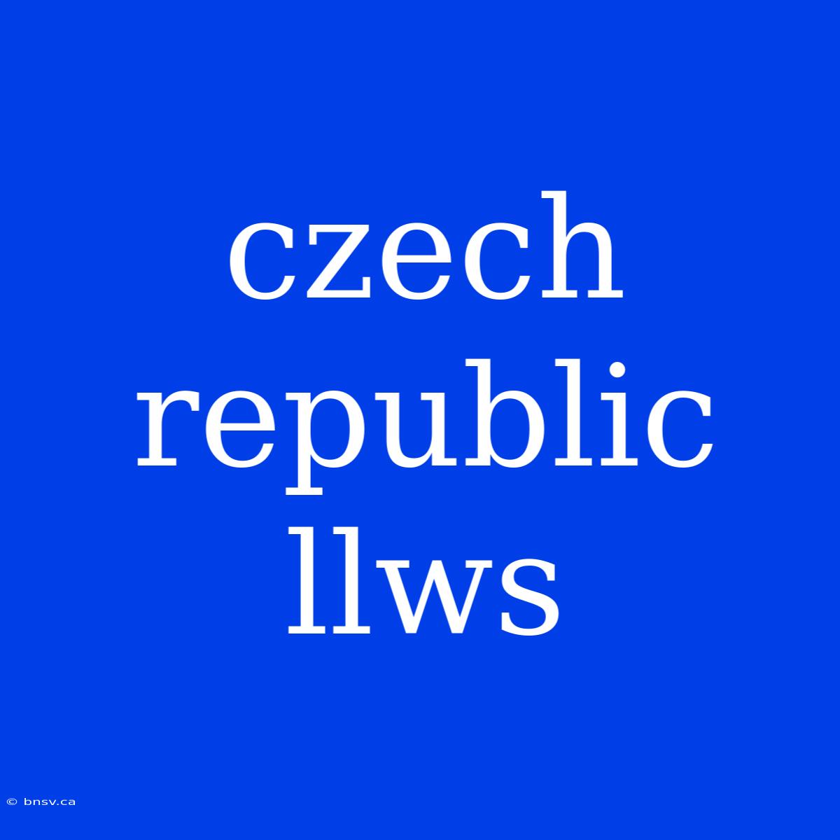 Czech Republic Llws