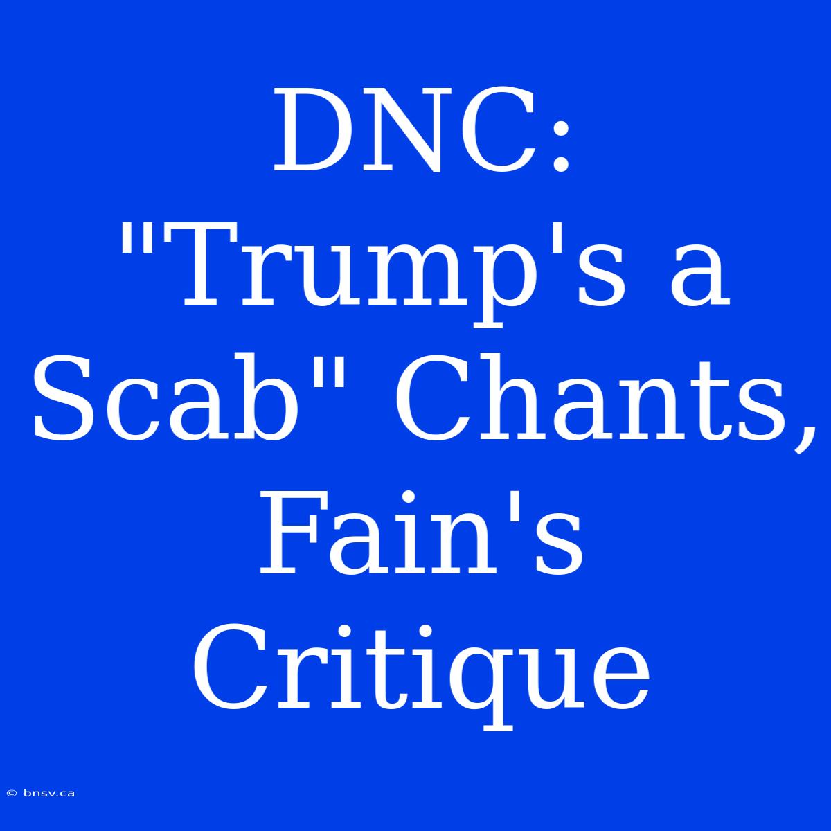 DNC: 