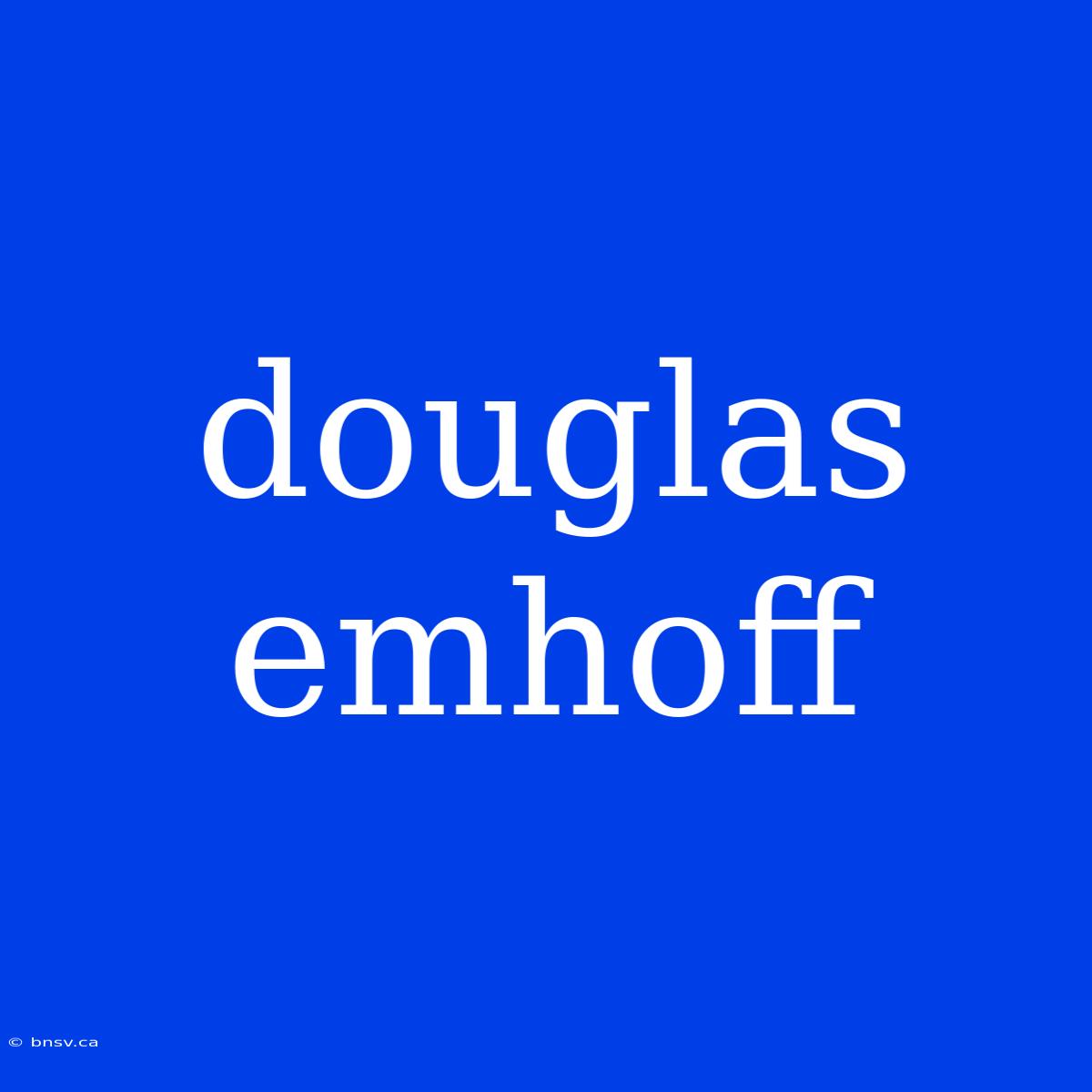 Douglas Emhoff