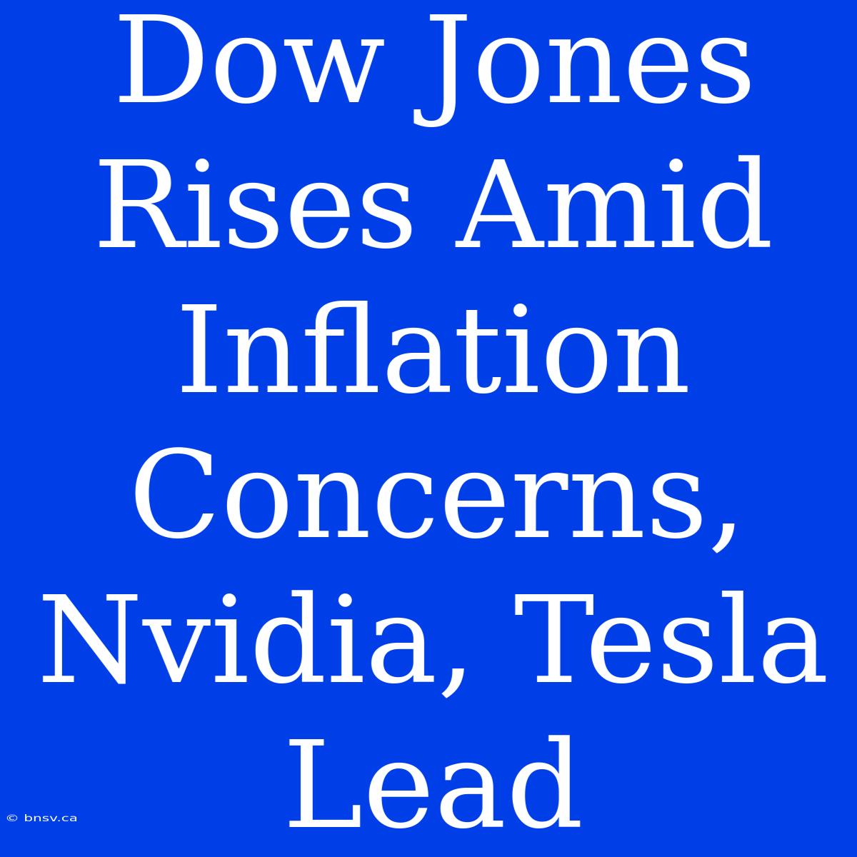 Dow Jones Rises Amid Inflation Concerns, Nvidia, Tesla Lead