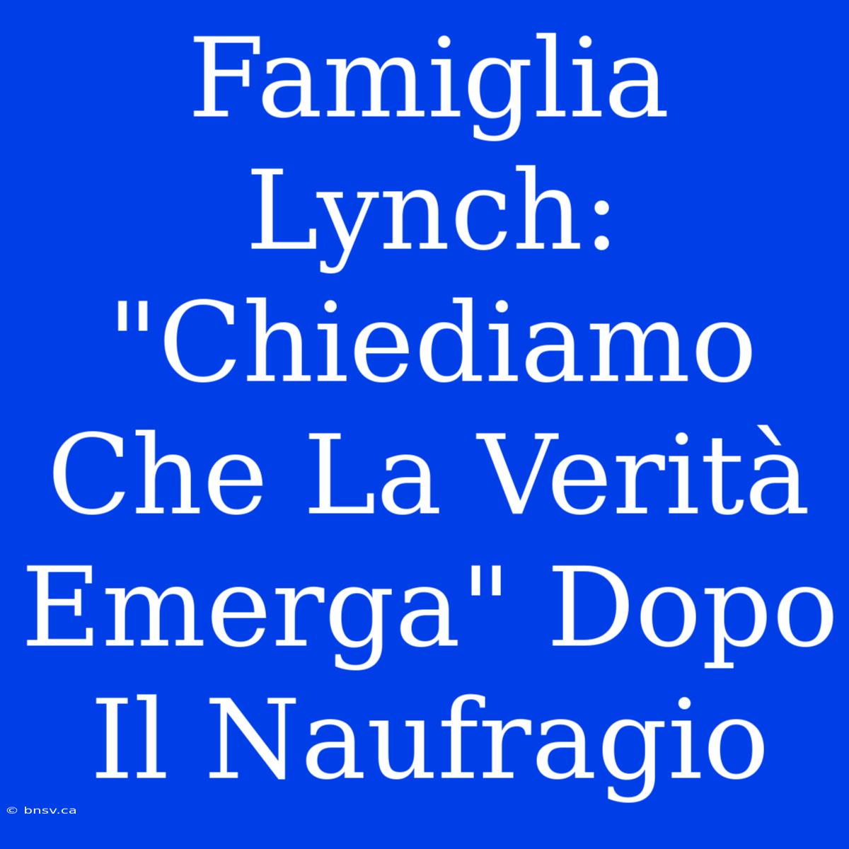 Famiglia Lynch: 