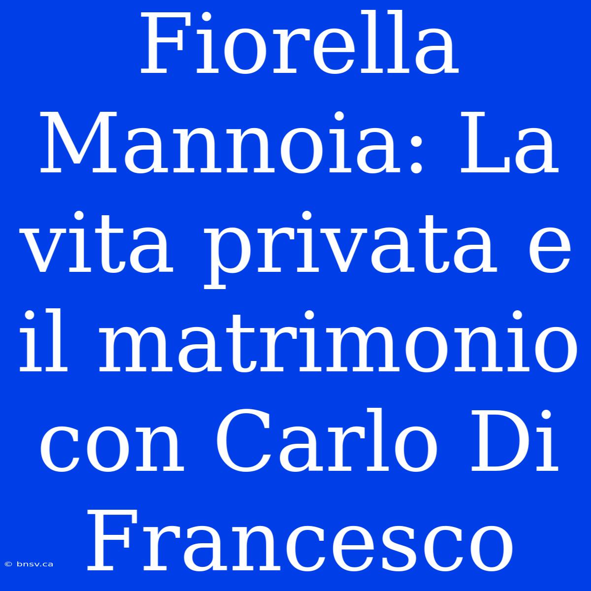 Fiorella Mannoia: La Vita Privata E Il Matrimonio Con Carlo Di Francesco