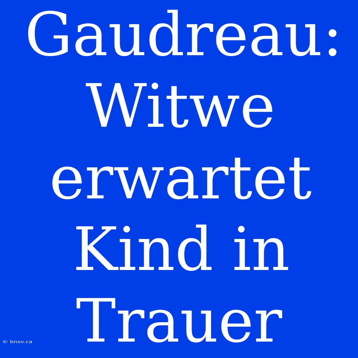 Gaudreau: Witwe Erwartet Kind In Trauer