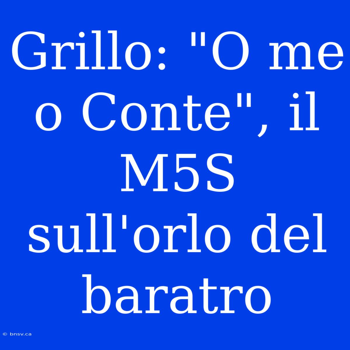 Grillo: 