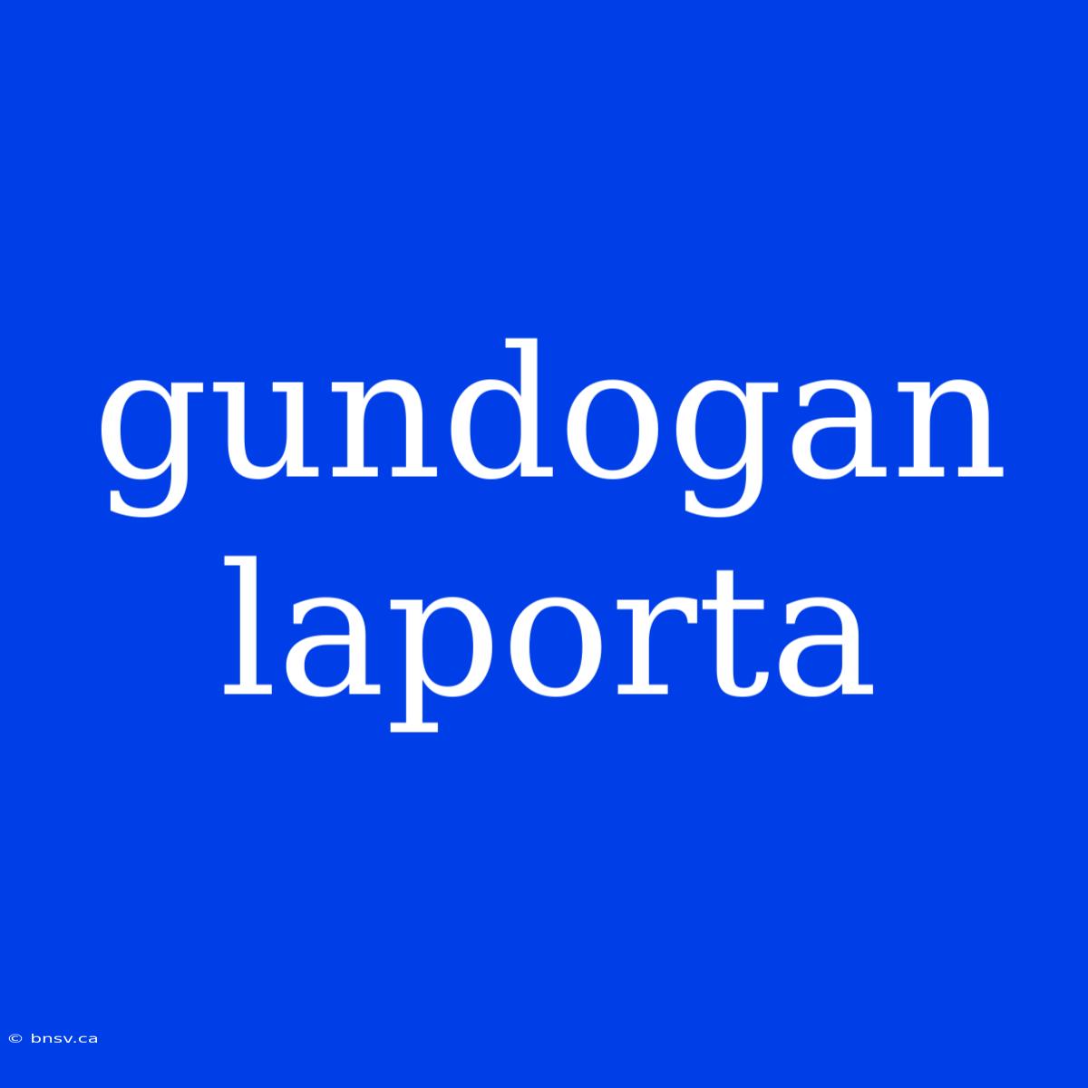 Gundogan Laporta