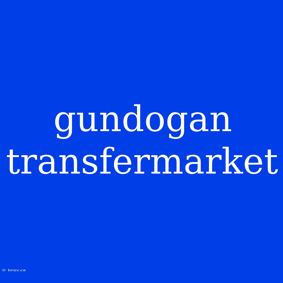 Gundogan Transfermarket