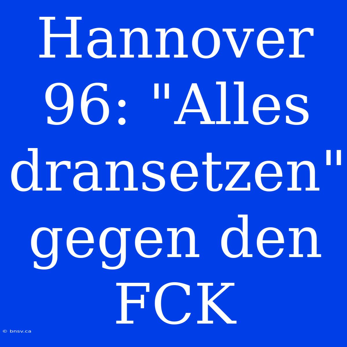 Hannover 96: 