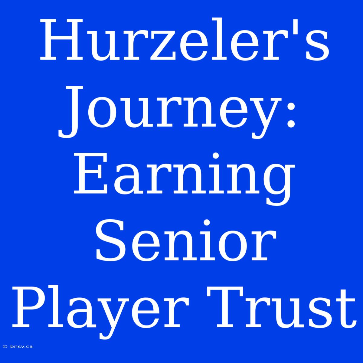 Hurzeler's Journey: Earning Senior Player Trust