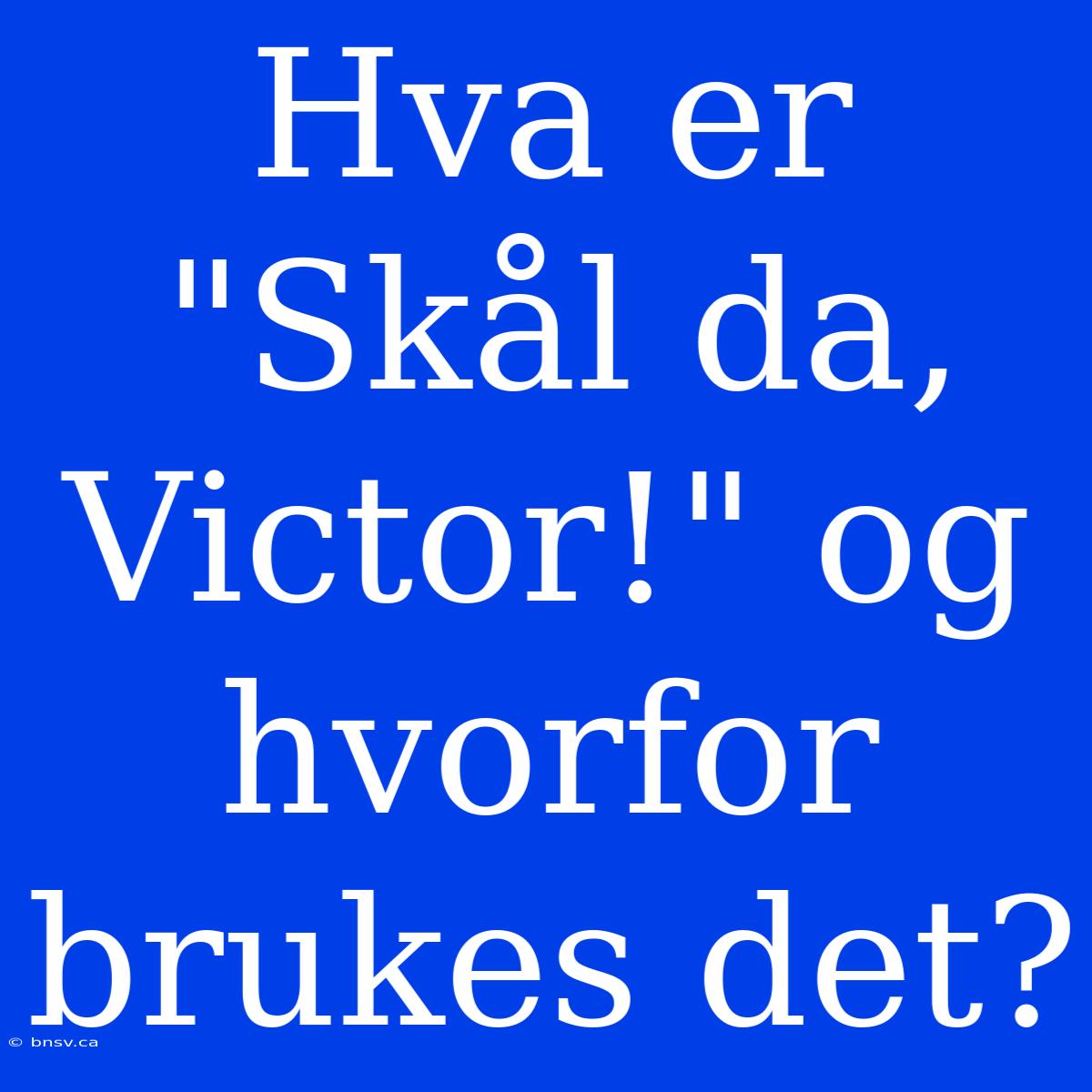 Hva Er 