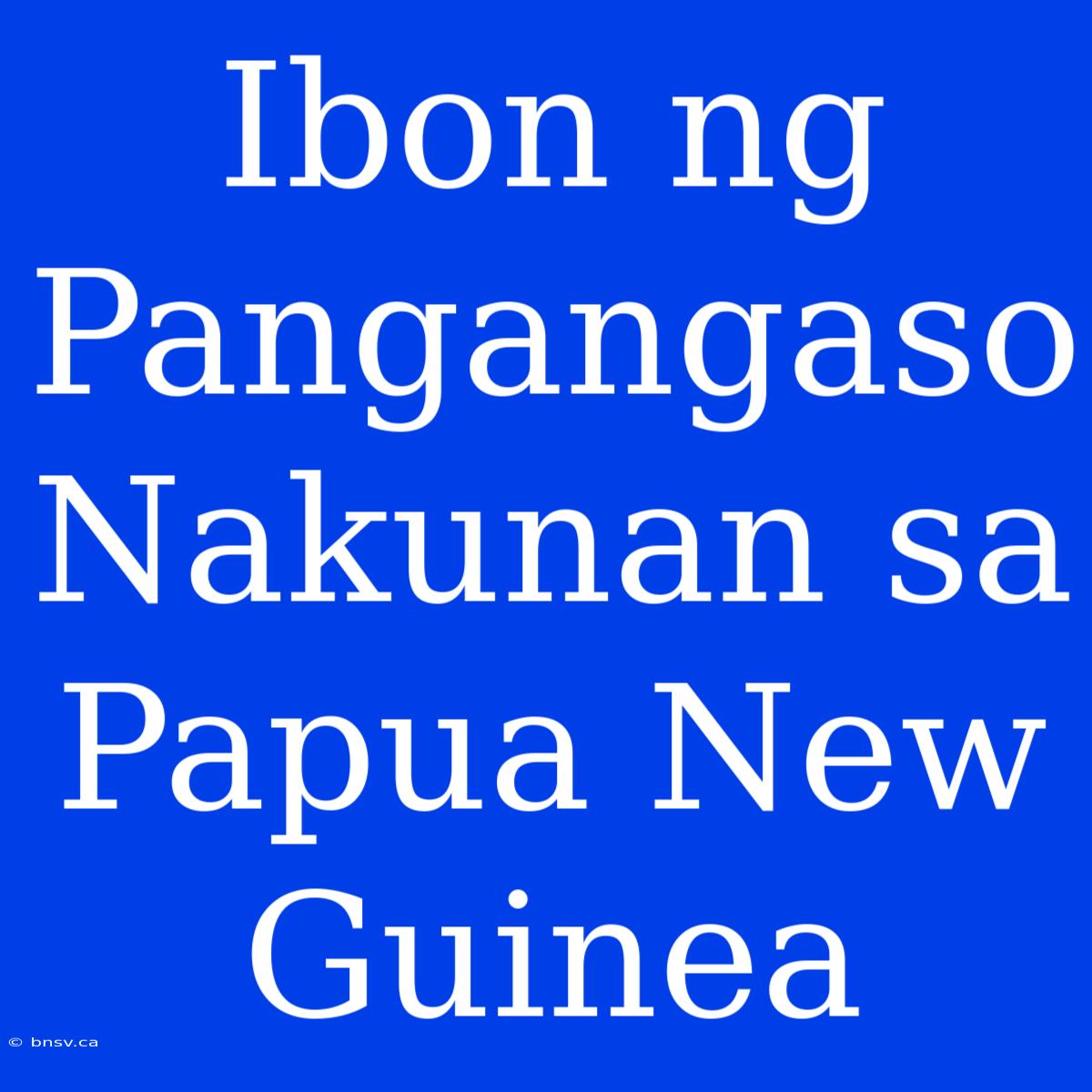 Ibon Ng Pangangaso Nakunan Sa Papua New Guinea