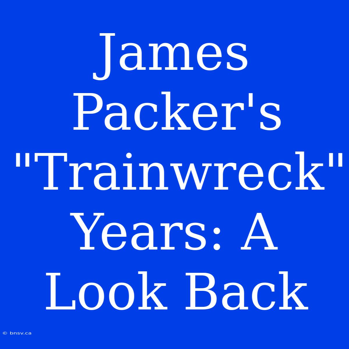 James Packer's 