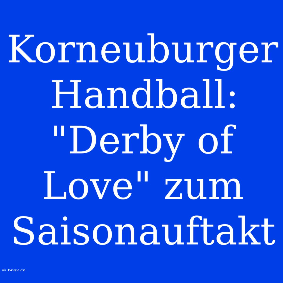 Korneuburger Handball: 