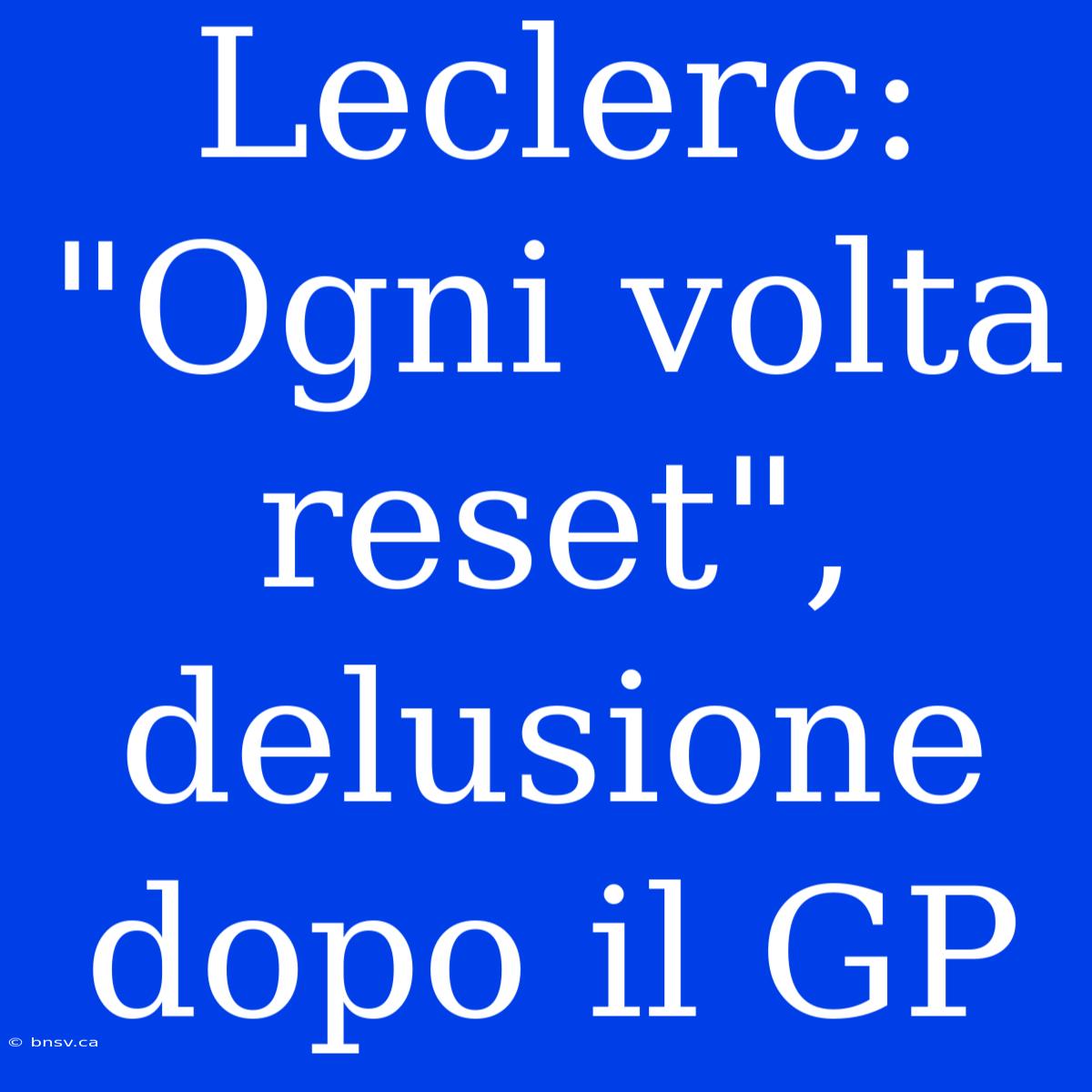 Leclerc: 