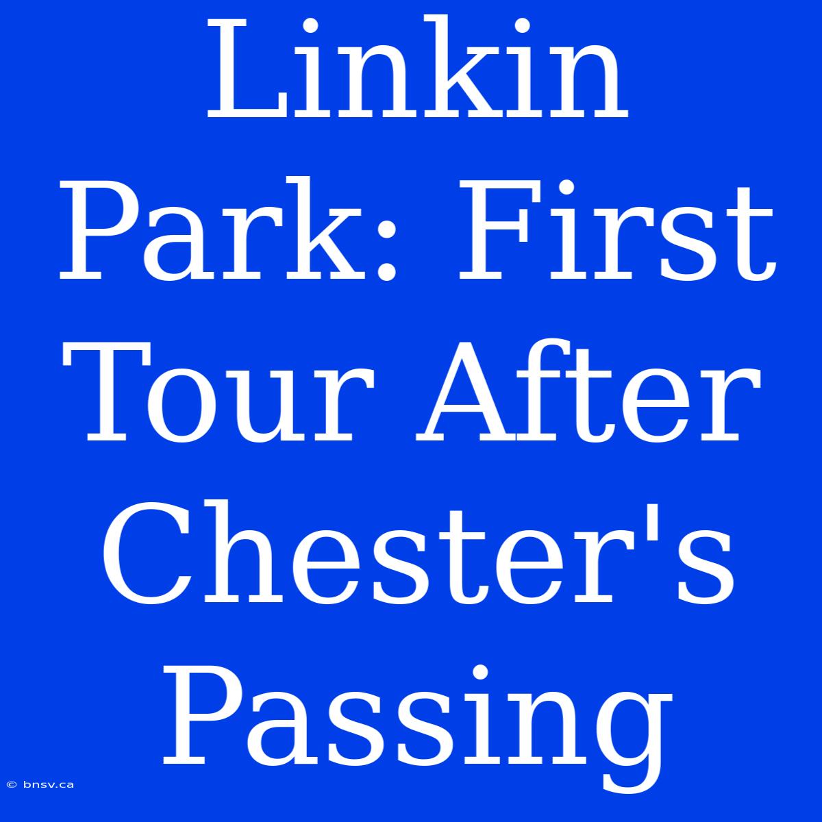 Linkin Park: First Tour After Chester's Passing