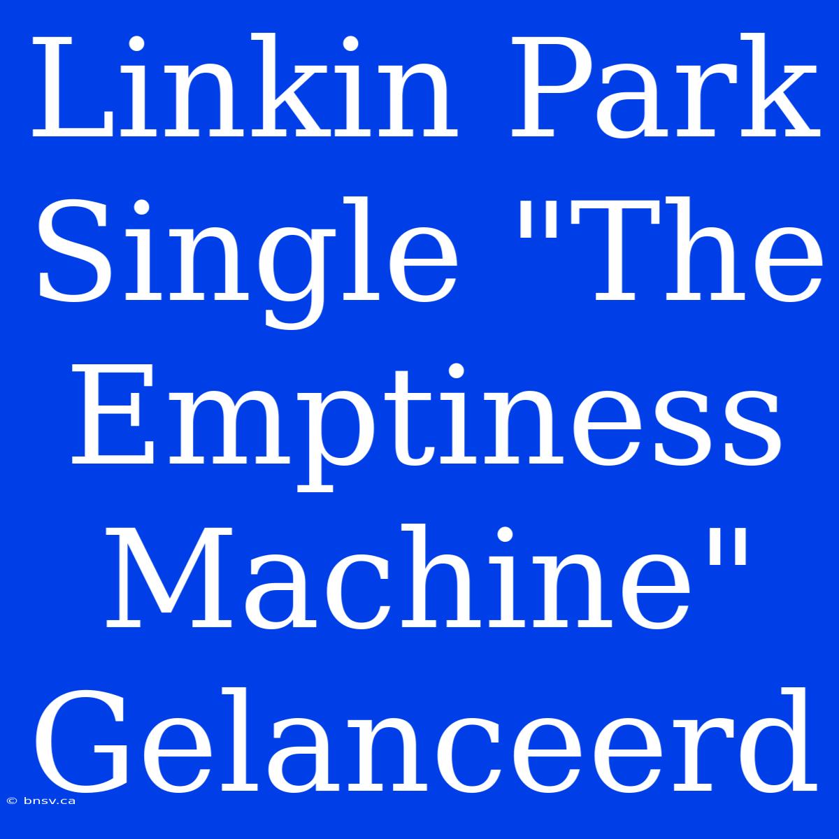 Linkin Park Single 