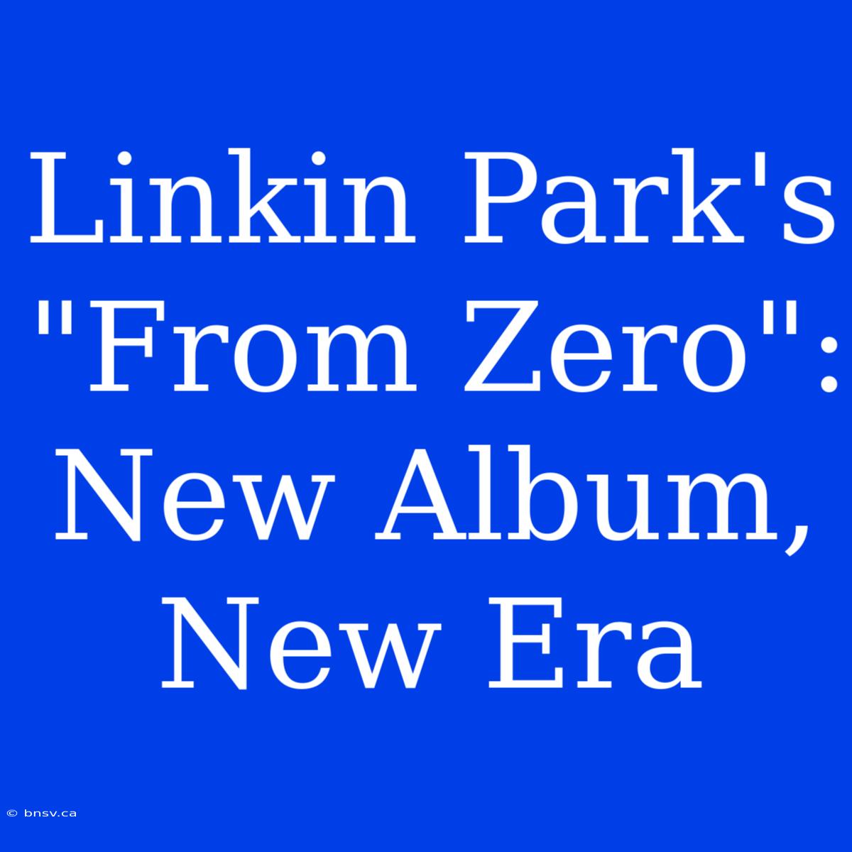 Linkin Park's 