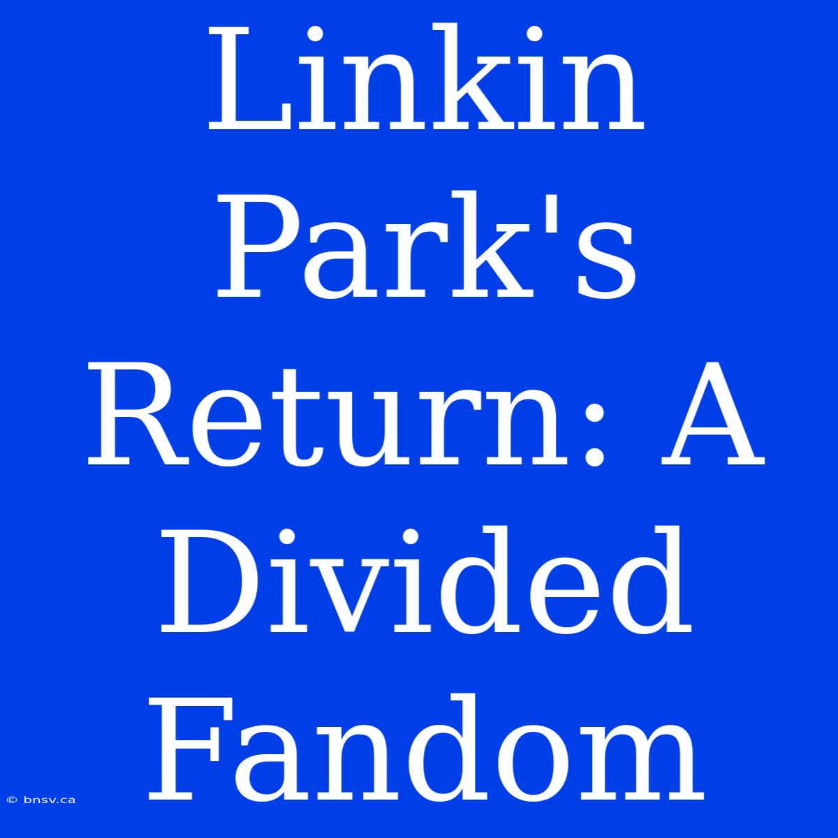 Linkin Park's Return: A Divided Fandom