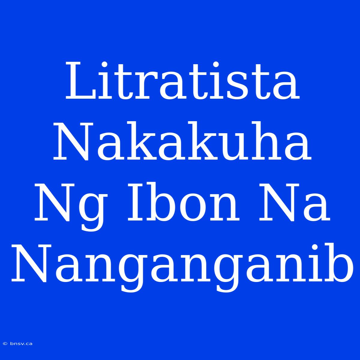 Litratista Nakakuha Ng Ibon Na Nanganganib