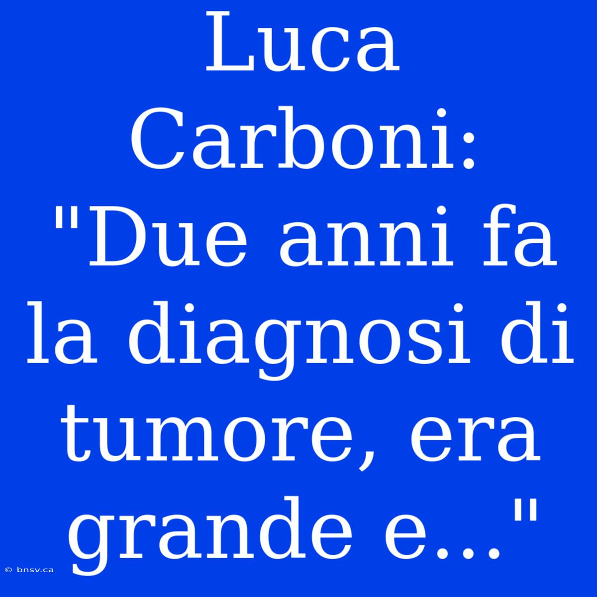 Luca Carboni: 