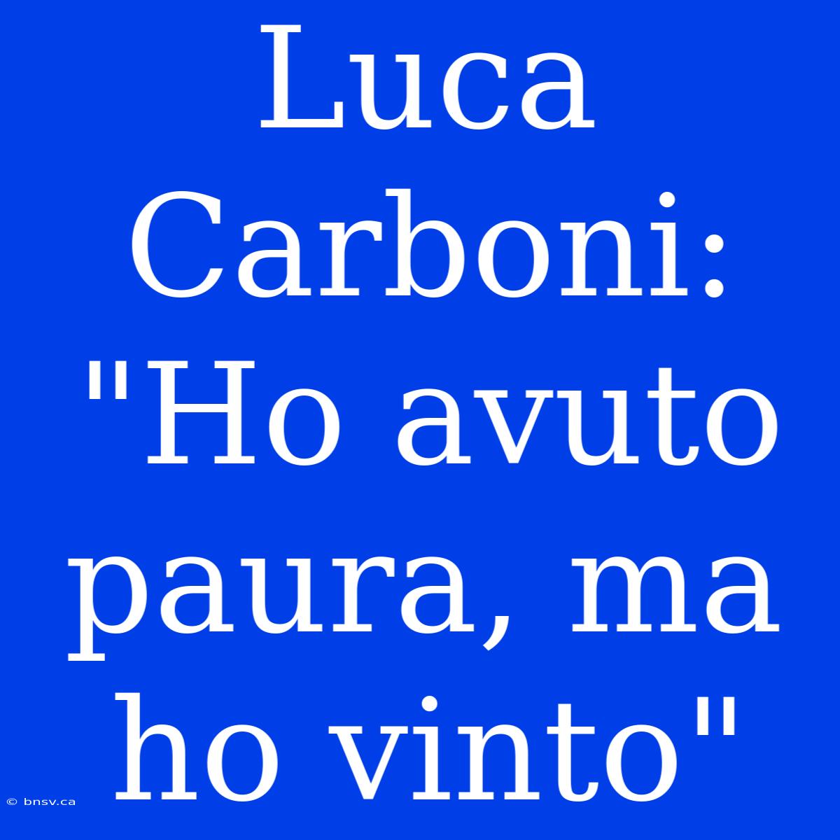 Luca Carboni: 