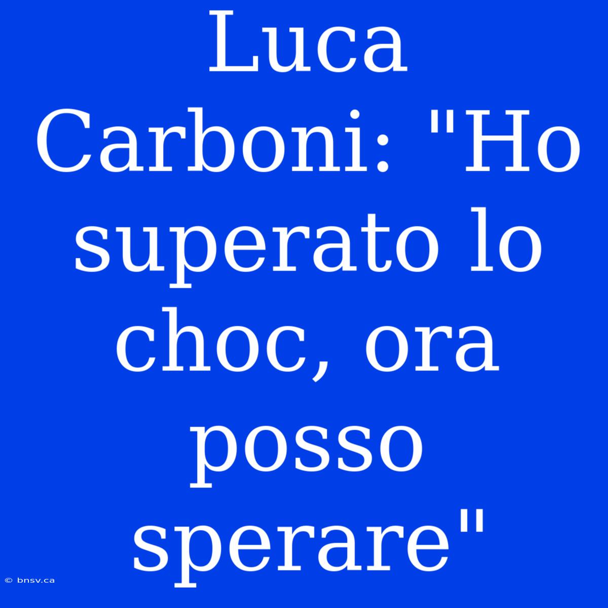 Luca Carboni: 