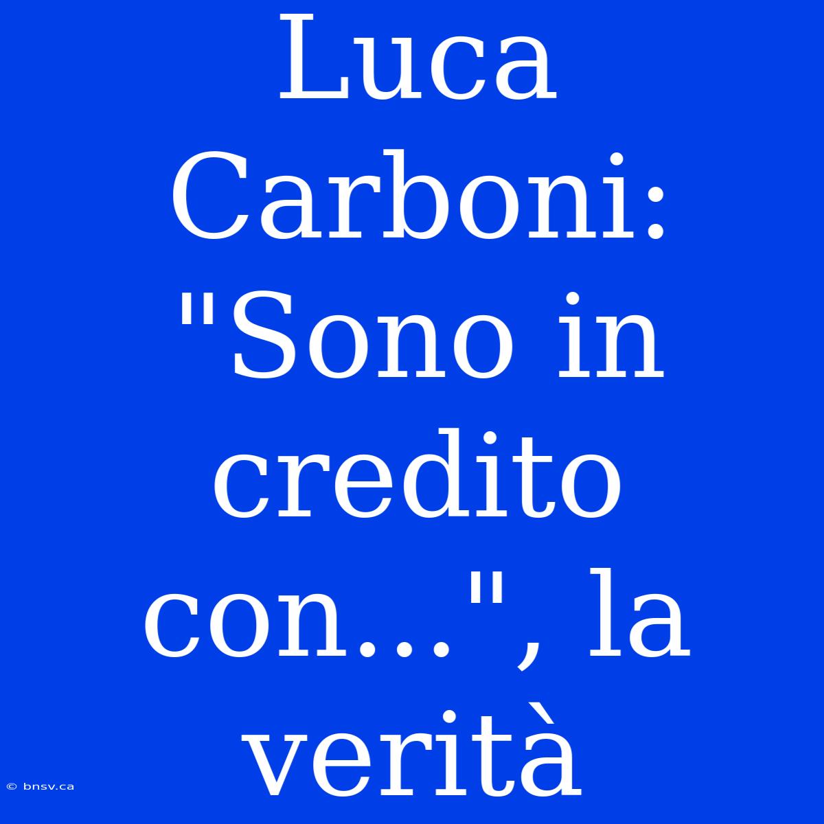 Luca Carboni: 