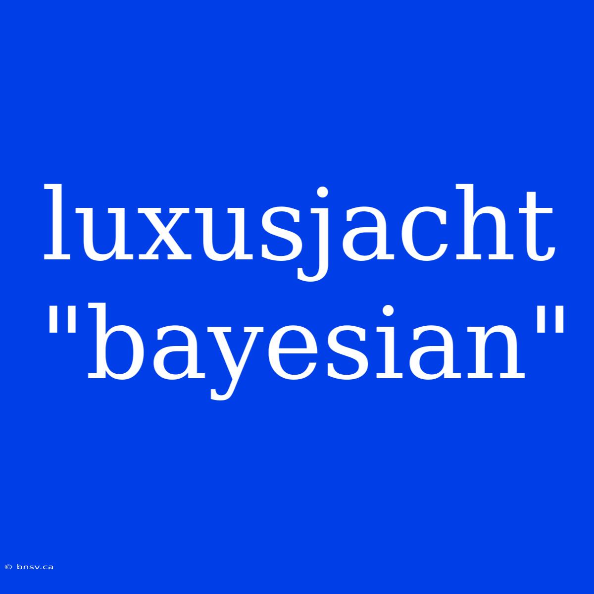 Luxusjacht 