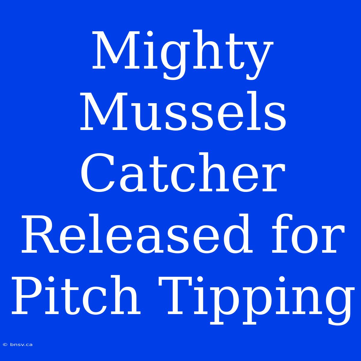 Mighty Mussels Catcher Released For Pitch Tipping